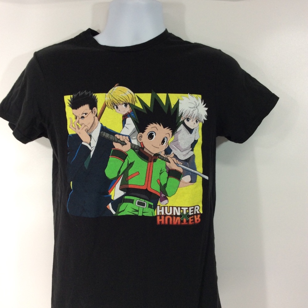 Hunter x Hunter Small T-Shirt Leorio, Kurapika, Gon, Killua Anime